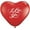 Ruby Red, variant on PMU 6 Inch Heart Shape Qualatex Ruby Red I Love You Script Latex (25/Pkg) Pkg/1