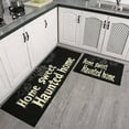 thumbnail image 3 of Halloween Kitchen Rug Set Of 2 Anti Fatigue Kitchen Mats for Floor,Home Sweet Haunted House Castle Halloween Kitchen Rugs and Mats for Bathroom,Room Outdoor (47x17+30x17 Inches), 3 of 7