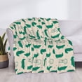 thumbnail image 3 of Zufioo Cartoon Crocodile Print Horizontal Flannel Blanket, Anti-wrinkle, Anti-shrinkage, Anti-allergic Plush Blanket, Household Items Suitable for Bedroom-60"x50", 3 of 6