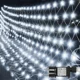 thumbnail image 2 of Thrisdar - Cadena de luces de malla grande enchufable de 3 x 2 m y 6 x 4 m, 8 modos, para exteriores, para árboles, fiestas, jardines, decoración de bodas, 2 of 5