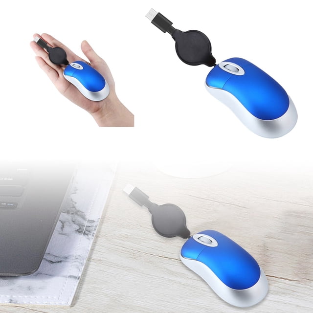 WIFKLSIIPG Mini Filaire pour Enfants avec Carnet USB Rétractable Créatif pour Filles