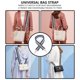 thumbnail image 4 of Minnieouse Correas de equipaje de hombro duraderas para viajar sin estrés correas de equipaje de hombro ajustables de moda Cinturones azul, 4 of 6
