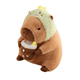 thumbnail image 1 of Peluche De Capibara Dinosaurio Belug,  Café verde, 1 of 5