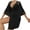 Black, variant on Npasoilc Chiffon Lace-Patchwork Robes for Women Waist Bandage Lace-Up Knee-Length Bathrobe Lightweight See-Through Pajama Robe Casual Cardigan Robe Loungewear