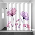 thumbnail image 4 of Ink Flower Series Shower Curtain Home Bathroom Dry And Wet Separation Shower Curtain Digital Printing Waterproof Shower Curtain, 4 of 5