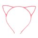 thumbnail image 1 of FELTECHELECTR Diadema con orejas de gato y alambre para fiesta de disfraces (rosa claro), 1 of 1