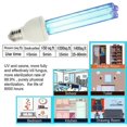 thumbnail image 5 of 2x E27 Ultraviolet Uv Light Tube Bulb Disinfection Lamp Germicidal Lamp Bulb 15w Ozone Uv Lamp 220v, 5 of 5