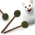 thumbnail image 4 of 3 uds bola de hierba gatera piruleta juguete de hierba gatera gato de interior, 4 of 5