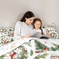 thumbnail image 5 of Castle Fairy 3-Piece Full Size Comforter Set, Santa and Penguin Christmas Print, 5 of 8