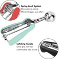 thumbnail image 3 of Cookie Scoop Set Count Stainless Steel Cookie Scoops Mint Handles Tablespoon Sizes Multipurpose Dishwasher, 3 of 6