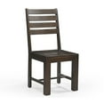 thumbnail image 6 of Taran Designs Bristol 5-piece Solid Wood Dining Set in Dark Brown, 6 of 10