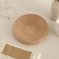 thumbnail image 4 of Decorative Wooden Desktop Tray for Storage, Aromatherapy & Serving – Beige, Irregular Design, Multifunctional Tray for Keys, Candles, Snacks, 15x15x2 cm, 4 of 6