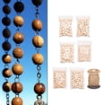 thumbnail image 3 of Cuentas Espaciadoras Redondas De Madera, Suministros Para Manualidades DIY Para Hacer Joyas, Casa De Campo, 3 of 9