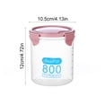 thumbnail image 4 of 3PCS Food Storage Container Set Clear Pantry Storage Container Cereal Container, 4 of 10