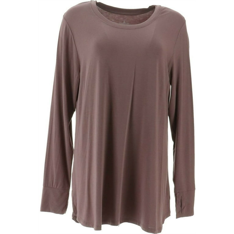 Cuddl Duds Plus Softwear with Stretch Long Sleeve Top