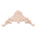 thumbnail image 2 of 50 Piezas de Calcomania Tallada En Madera de Floral Aplique de Esquina Decorar El Estatuillas de Madera Artesanias, 2 of 5