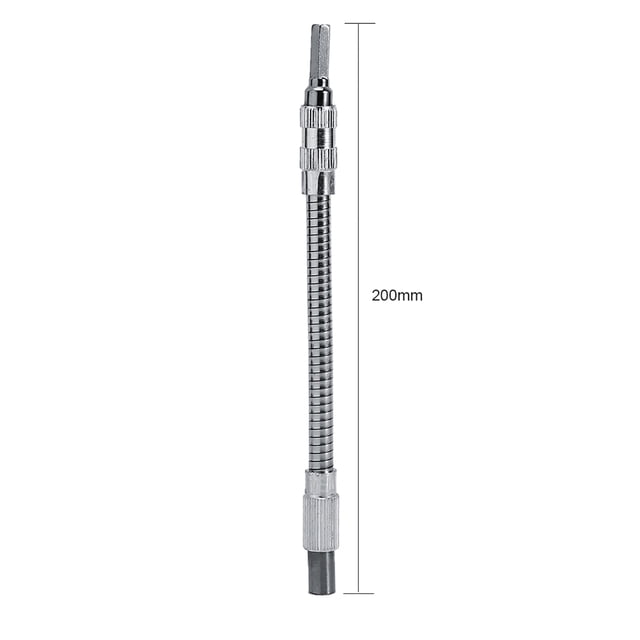 1/4 Pouce Flexible Arbre Rallonge Support de Bit d'Extension, Rallonge Visseuse Flexible Arbre Support de Bit de Connexion Lien Tournevis Accessoires