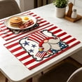 thumbnail image 4 of Boovnll 4th of July Placemats Red White Blue Placemats Heat-Proof Place Mats for Memorial Day Patriotic Kitchen Dining Table Party, 4th of July Decorations, 12x18", 4 of 6
