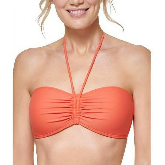 Tommy Hilfiger EMBERGLOW Convertible Bandeau Bikini Swim Top, US Medium