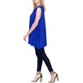 thumbnail image 2 of HAPPY BAY Women's Summer Relaxed Flowy House Wear Swing Dresses 2X Mary Blue_AC1141, 2 of 3