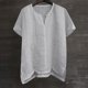 thumbnail image 1 of Camisa de lino para hombre, breve, transpirable, cómoda, Color sólido, manga larga, suelta, Harajuku, blusa informal, Camisa hawaiana, Camisa Masculina 2020 Tan Jianjun unisex, 1 of 2