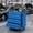 blue, variant on Heavy Duty Rolling Tool Chest Organizer – 5 Lockable Drawers, Detachable Top Cabinet, Ball-Bearing Slides, Mobile Metal Toolbox Cart for Garage & Workshop – Secure Storage – Black + Red