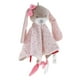 thumbnail image 2 of Manta de bebé de felpa suave con etiqueta de seguridad para la dentición para bebés Conejo rosa, 2 of 9
