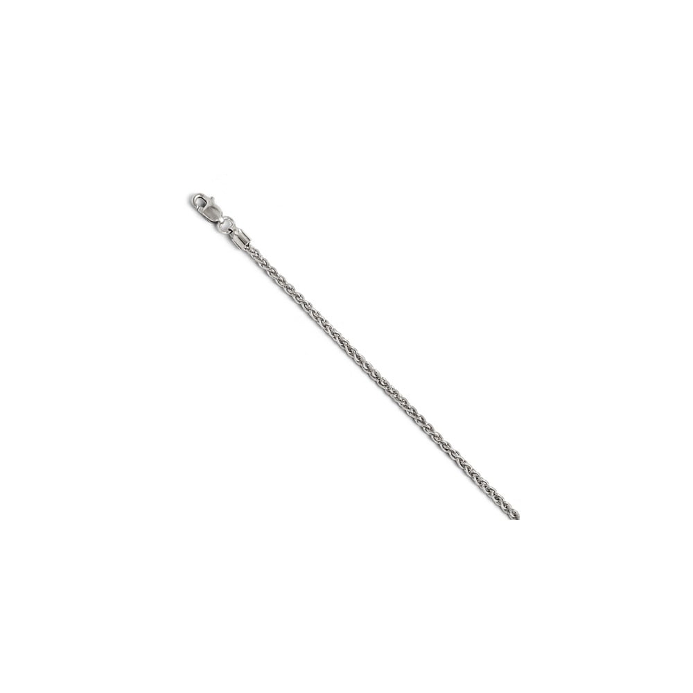 CoutureJewelers Sterling Silver 1.25mm Diamond-cut Round Spiga Chain CoutureJewelers Sterling Silver 1.25mm Diamond-cut Round Spiga Chain