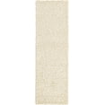 thumbnail image 2 of Rugs.com Solid Shag Collection Rug – 6 Ft Runner Pure Ivory Shag Rug Perfect For Hallways, Entryways, 2 of 9