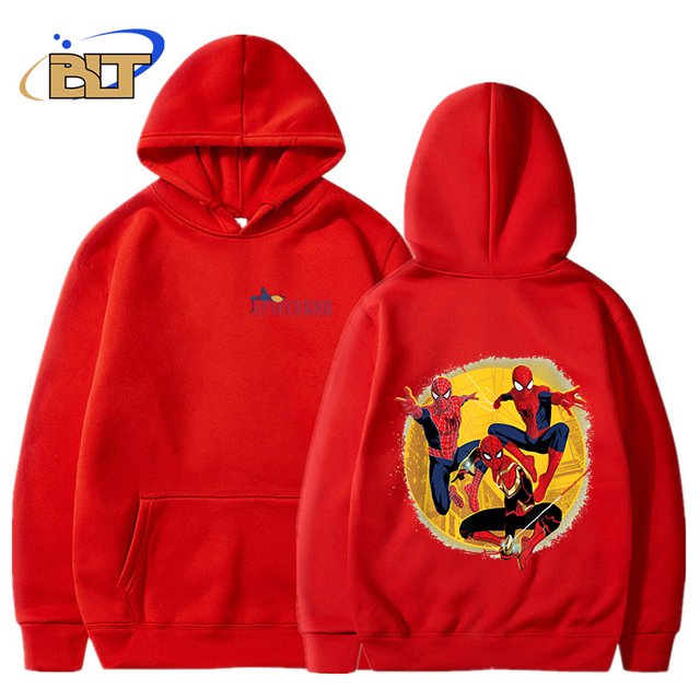 Spiderman bedruckte Herbst und Winter Herren plus Samt sudaderas con capucha Casual deportes sudadera personal isierte Kleidung