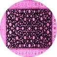 thumbnail image 1 of Ahgly Company Indoor Round Persian Pink Traditional Area Rugs, 5' Round, 1 of 4