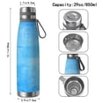thumbnail image 3 of 29oz Insulated Water Bottle with Tea Infuser, Stainless Steel Travel Mug, Ice Frozen Print, 3 of 6