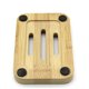 thumbnail image 5 of Juego de 3 jaboneras planas de madera de bambú - para el hogar, el baño y la cocina ER, 5 of 5