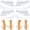 Clear-2 Pairs, variant on Skyfoot 3 Layers Adjustable Heel Wedge Inserts for Supination Pronation Correction, Adhesive Medial Lateral Heel Insoles for Bow Legs, Knee Pain