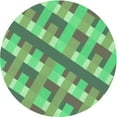 thumbnail image 1 of Ahgly Company Indoor Square Patterned Stoplight Go Green Area Rugs, 3' Square, 1 of 1