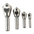 thumbnail image 1 of EcoNesxp 4-piece set of countersink drill bit, deburring drill bit, hole opener, metal chamfering tool 4-piece set of countersink drill bit, deburring drill bit, hole opener, metal chamfering tool se, 1 of 5