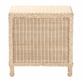 thumbnail image 5 of bali & pari Lanica Japandi Sun Bleached Rattan 3-Drawer Nightstand, 5 of 22