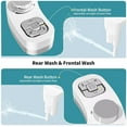thumbnail image 5 of SAMODRA Non-Electric Bidet - Self Cleaning Dual Nozzle Bidet Attachment with Independent Adjustable Water Pressure (Chrome Silver), 5 of 6