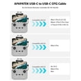 thumbnail image 2 of Cable de datos USB-C a USB-C APAPATEK para el controlador DJI RC-N1/N2/N3, 2 of 7