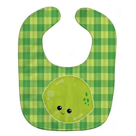 Lime Face Baby Bib