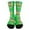 Green, variant on 41 Print K`ids Socks for B`oys G`irls - Soft Breathable Crew Socks Suitable for Age 7-12 Daily Wear