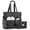 Black White 35L, variant on Beach Bag, Waterproof Sandproof Beach Tote Bag, Large Capacity Foldable for Women