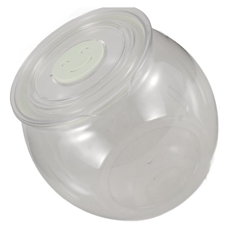 Masteelf Airtight Plastic Canister Food Storage Jar Round Container Clear Preserving Pickle Jar Dried Fruit Grain Tea Storage Pot For Kitchen Canning Cereal Sugar Beans Spice