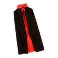 thumbnail image 3 of BELOVING Cape d'Halloween pour Enfants Cape Réversible Noire et Rouge pour Déguisement en Club 90 cm, 3 of 10