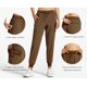 thumbnail image 2 of Pantalones de senderismo Libin para mujer, viajes al aire libre y acampada, marrón oscuro, 2 of 6