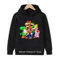 thumbnail image 5 of Sudadera de moda para niños y niñas, suéteres de dibujos animados, ropa de otoño para niños, sudaderas con capucha Bros, 5 of 5