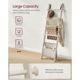 thumbnail image 3 of Escalera de madera Shelf VASAGLE de 5 niveles, 54 x 165 cm, color blanco crema, 3 of 7