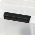 thumbnail image 4 of IRIS 13 Qt Stackable Plastic Storage Bins with Lids, Discreet- Pearl, 6Pk, 4 of 8