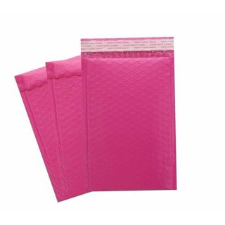 200 #0 ( PINK ) Poly Bubble Mailers Envelopes Bags 6x10 Extra Wide CD...