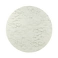 thumbnail image 4 of 54 Inch Dining Table, White Gold, Artificial Marble, Metal Steel, Round, Mid Century Kitchen Cafe Bistro Hospitality Restaurant, Modern Contemporary HB33214, 4 of 7